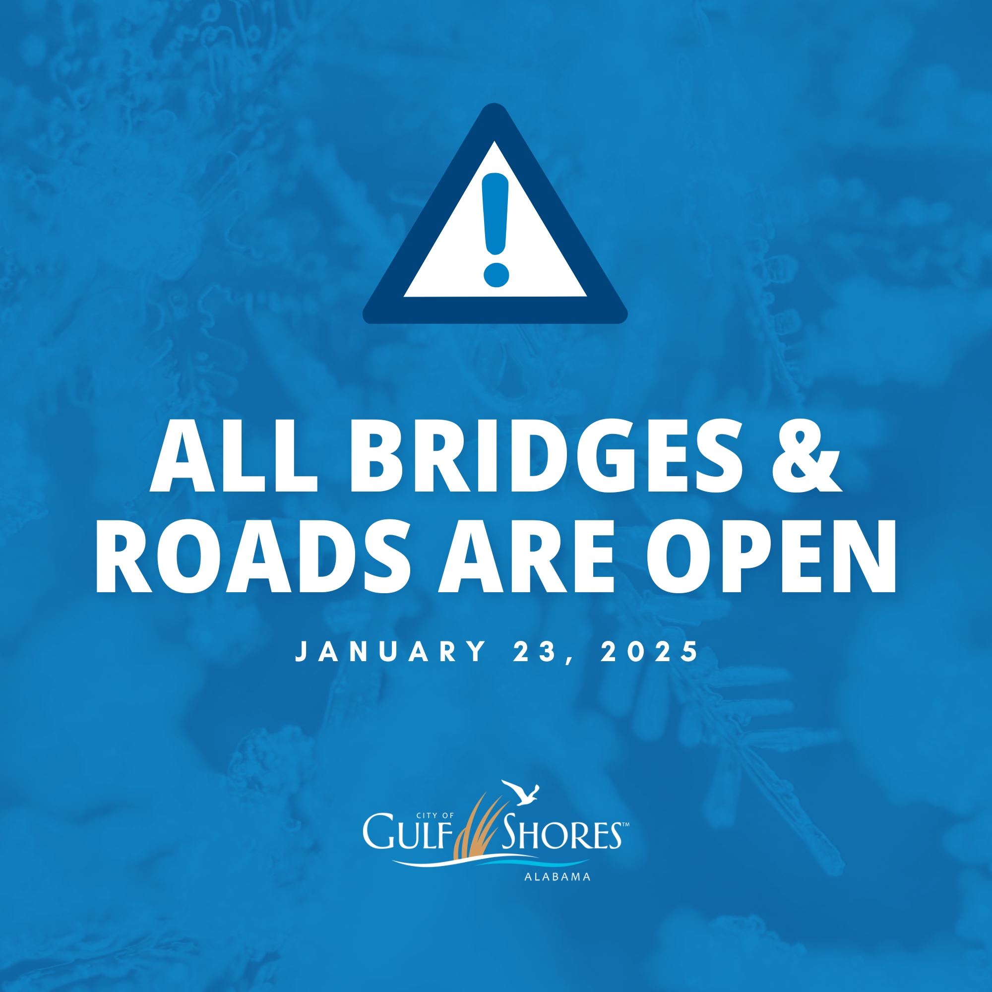 All Bridges and Roads open