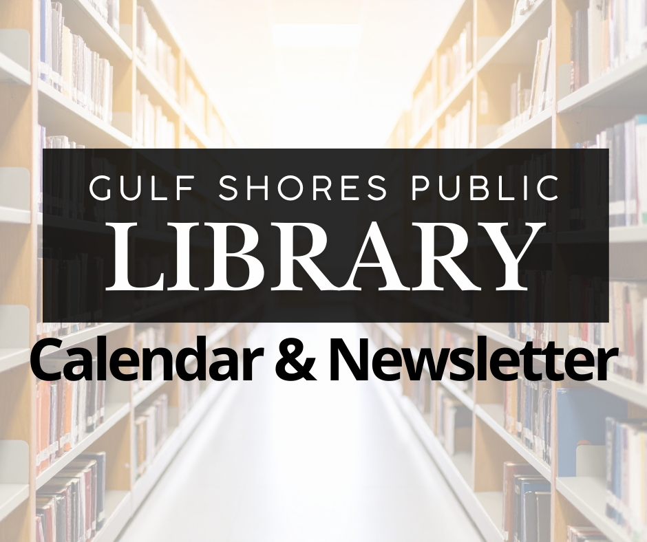 Library Calendar and newsletter graphic