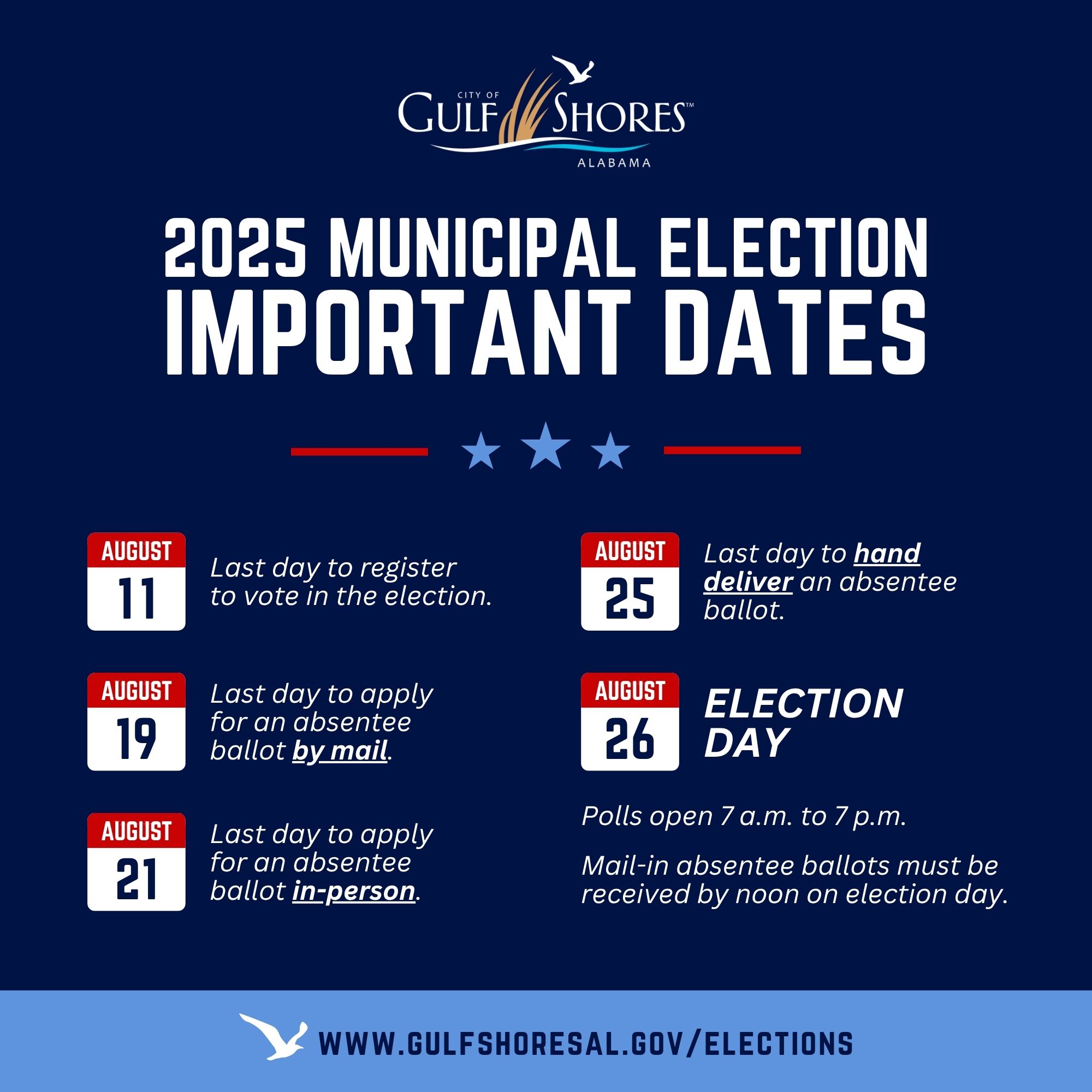 Important Election Dates