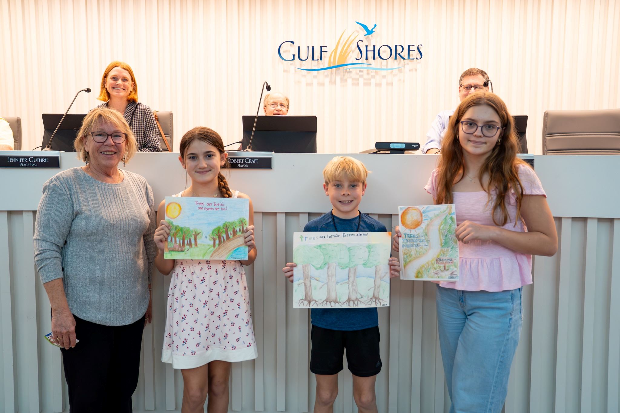 Gulf Shores Arbor Day Art Winners 2026